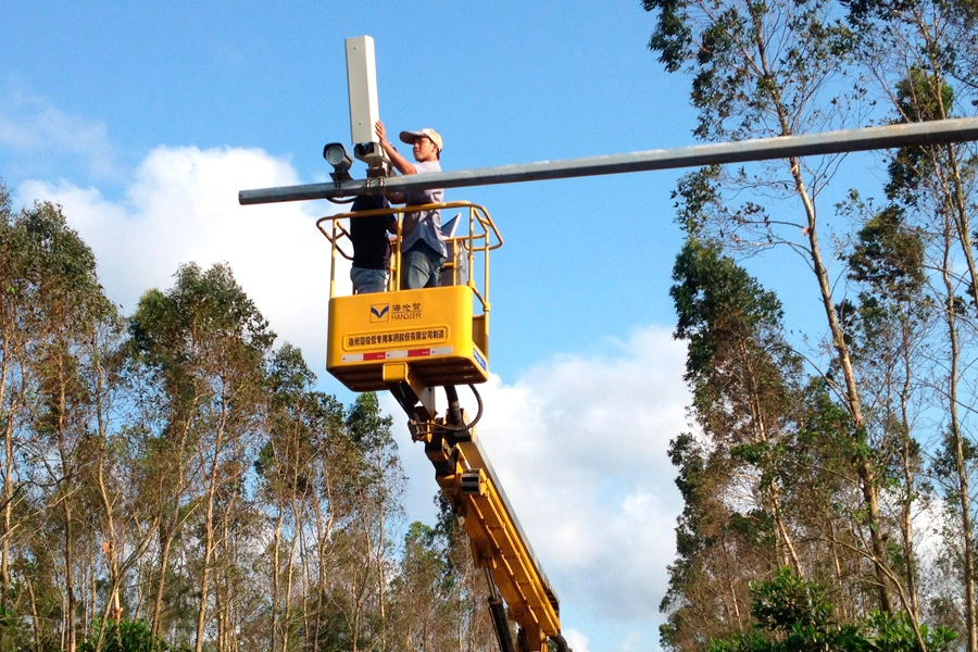 Veículo especial usado na indústria de telecomunicações